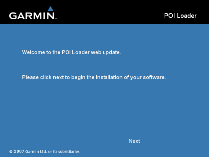 Garmin POILoader