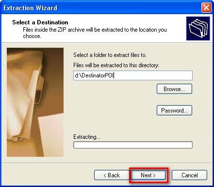 Extract Speedcam Data To destinator Step 2