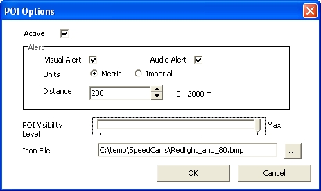 Make the correct speedcam Settings to this group